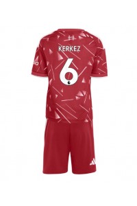 Liverpool Milos Kerkez #6 Babyklær Hjemme Fotballdrakt til barn 2026-27 Korte ermer (+ Korte bukser)